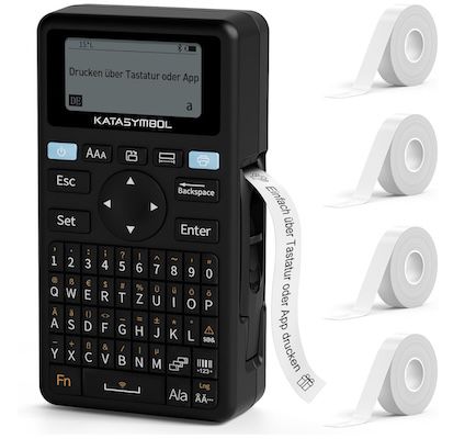 🖨️ SUPVAN E11 Etikettendrucker inkl. 4 Rollen für 29,99€ (statt 50€)