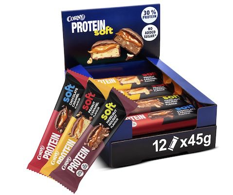 🍫 12er Pack Corny Protein Soft Mix Pack mit 30% Eiweiß für 11,58€ (statt 17€)   unter 1€ je Riegel