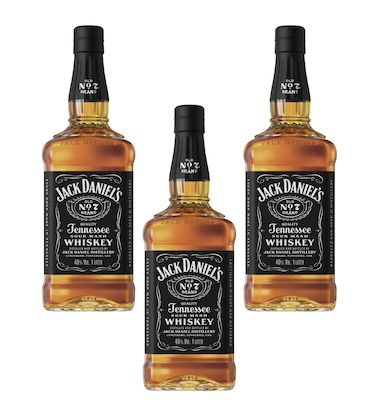 🥃 3x 1 L Jack Daniel’s Black Label No. 7 Tennessee Whiskey 40% für 62,89€ (statt 78€)