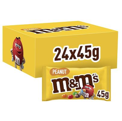 🥜 24er Pack M&M’S Peanut Schokolinsen je 45g ab 11,89€ (statt 15€)