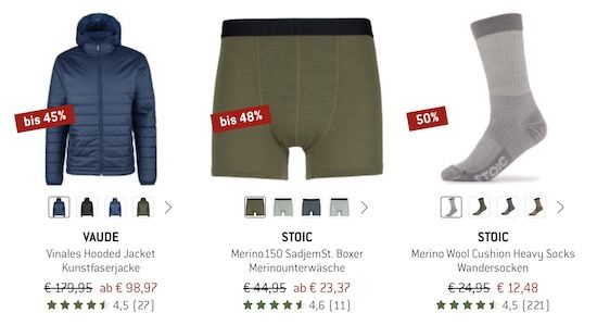 👕🥾 Bergfreunde Winter Sale bis 50% Rabatt + 10% Extra   z.B. On Cloud 6 für 107,96€ (statt 128€)