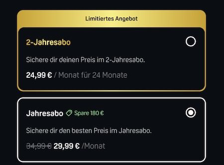 📺⚽️ 24 Monate DAZN Unlimited für 24,99€ mtl. (statt 30€)
