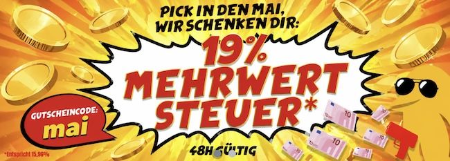 👕👟 PickSport MwSt. geschenkt Aktion   z.B. adidas Courtblock ab 21€ (statt 34€)