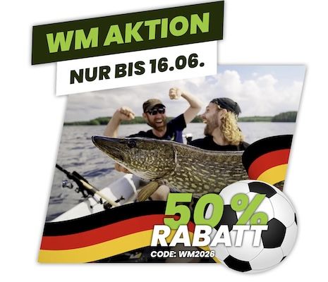 🎣 Fishing-King: Online zum Angelschein mit 50% Rabatt 🎣 Fishing King: Online zum Angelschein mit 50% Rabatt