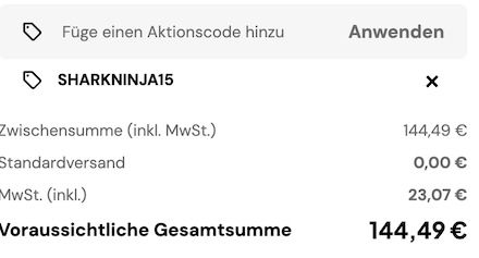 🍗 Ninja CRISPi Glas-Heißluftfritteuse inkl. 5 Glasbehältern für 144,49€ (statt 187€) 🍗 Ninja CRISPi Glas Heißluftfritteuse inkl. 5 Glasbehältern für 144,49€ (statt 187€)