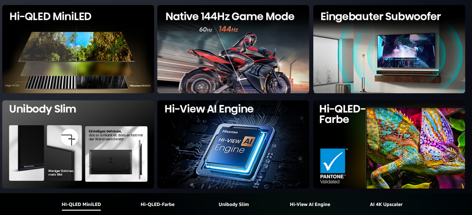 📺 Hisense 75U7DSE UHD 75 Zoll TV 144Hz für 949€ (statt 1.079€) 📺 Hisense 75U7DSE UHD 75 Zoll TV 144Hz für 949€ (statt 1.079€)