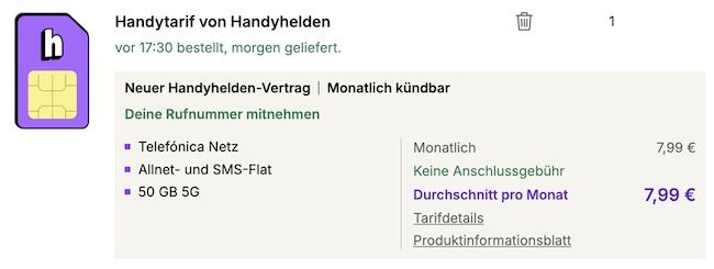 📱 o2 Telefonica Allnet Flat mit 50GB für nur 7,99€ mtl.   monatlich kündbar!