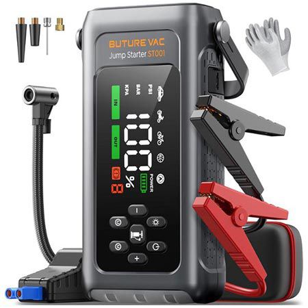 🚗 BuTure Vac ST001 Starthilfe Powerbank mit Kompressor, 5.000A für 48,99€ (statt 70€)