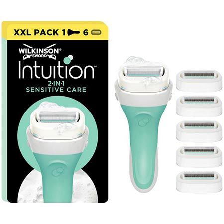 🪒 Wilkinson Sword Intuition Sensitive Care + 6 Rasierklingen ab 9,84€ (statt 17€)