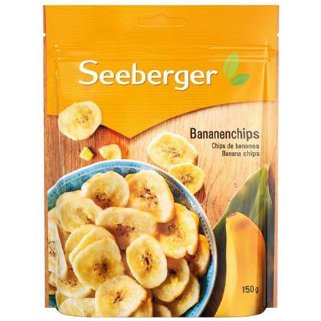 🍌 150g Seeberger Bananenchips, gesüßt ab 1,42€ (statt 2,39€)