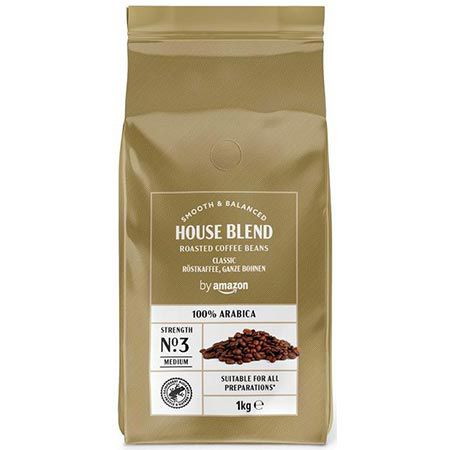 ☕ 1Kg by Amazon House Blend Kaffeebohnen ab 11,51€ (statt 15€)