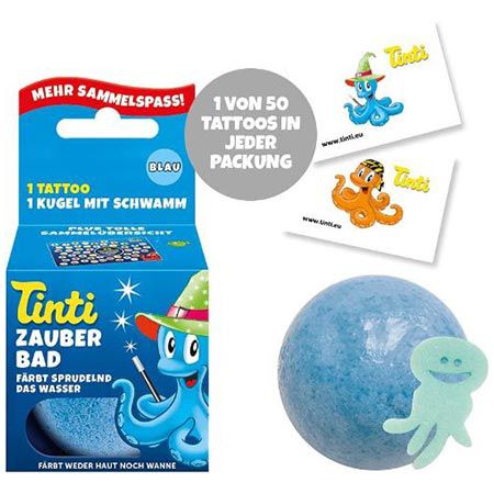 🛀 Tinti Zauberbad Blau Badekugel mit Überraschung ab 1,38€ (statt 2€)