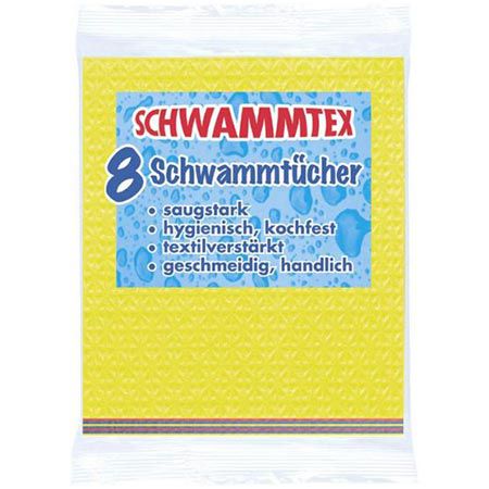 🧽 8er Pack Spontex Schwammtuch aus Viskose, biologisch abbaubar ab 3,13€ (statt 5€)