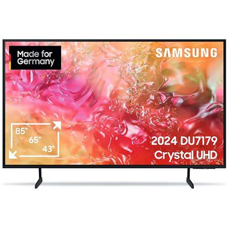 📺 Samsung DU7179 Crystal 65″ 4K UHD TV mit PurColor für 509€ (statt 569€)