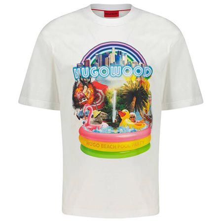 👕 HUGO Duwood T-Shirt mit Brustprint für 28,94€ (statt 50€)