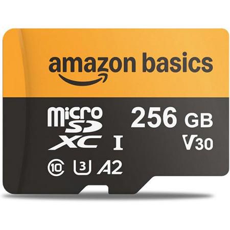 💾 Amazon Basics microSDXC-Karte mit Adapter, 256GB für 16,99€ (statt 21€)