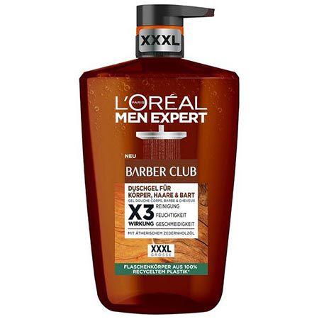 🚿 1 Liter Loreal Men Expert Barber Club XXXL Duschgel & Shampoo für 5,93€ (statt 7€)