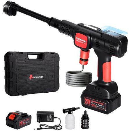 💦 Andeman Akku-Hochdruckreiniger mit Akku & 75 Bar für 34,99€ (statt 70€)