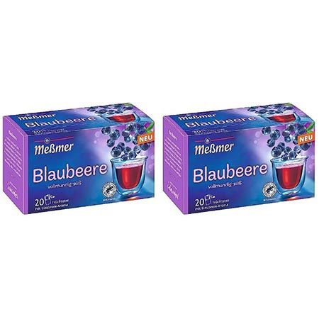 🍵 2 x 20er Pack Meßmer Blaubeere Teebeutel für 3,38€ (statt 5€)