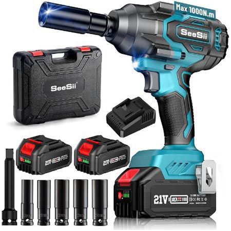 🚗 SEESII WH740 Schlagschrauber Set inkl. Akkus für 79,72€ (statt 119€)