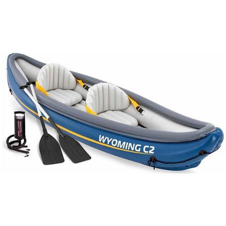 🚣🏼‍♂️ Intex Wyoming C2 Aufblasbares 2-Sitzer Kajak für 99,99€ (statt 145€)