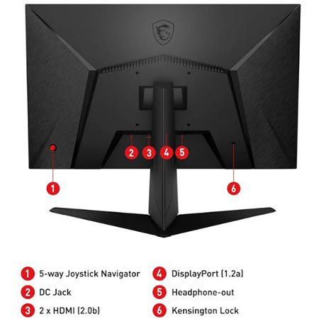 🖥️ MSI G2712FDE 27 FHD Gaming Monitor mit 180Hz/1ms für 99€ (statt 128€)