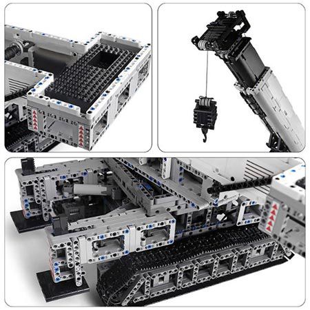 🏗️ Mould King 17002 Technic Raupenkran mit App Steuerung für 132,34€ (statt 200€)