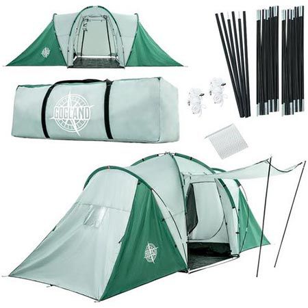 ⛺ Gogland Big Camping Premium 6 Personen Zelt mit 2 Kabinen für 144,49€ (statt 196€)