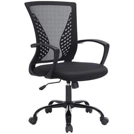 💺 Songmics OBN22BK Bürostuhl mit Netzbespannung für 49,99€ (statt 69€)