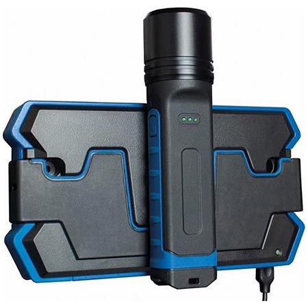 🔦 as–Schwabe INDU 2 Lichtfabrik LED Handlampe inkl. Ladestation für 39,99€ (statt 86€)