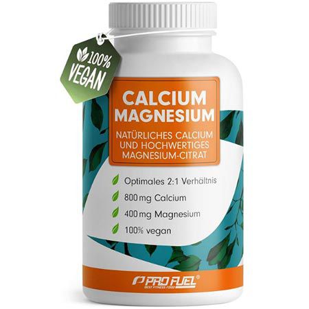💊 180er Pack Pro Fuel Calcium & Magnesium Kapseln ab 9,52€ (statt 14€)