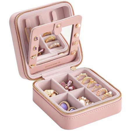 💍 Songmics Reise Schmuckkästchen mit Spiegel für 7,99€ (statt 11€)