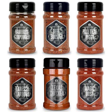 🍖 6er Pack Ankerkraut BBQ Rub Set mit 6 Streuern für 39,91€ (statt 47€)