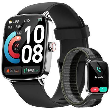 ⌚ aeac 1,85″ Smartwatch mit Telefonfunktion & Fitnessmodi für 20,69€ (statt 40€)