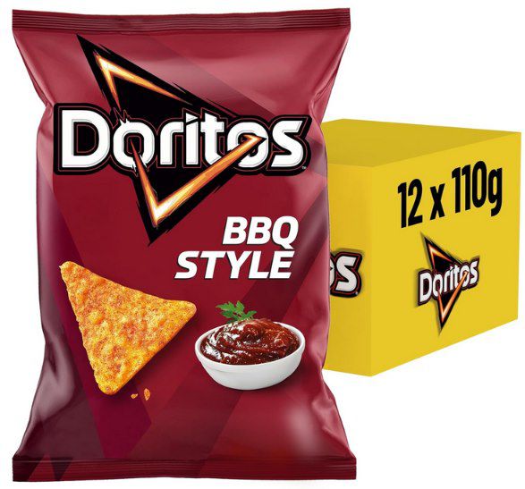 🍖 12x Doritos Tortilla Chips BBQ Style (je 110g) für 12,99€ (statt 24€)