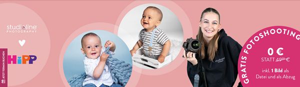 👶 Kostenloses Baby Fotoshooting bei Studioline sichern (statt 49,99€)