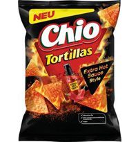 Chio Tortillas Extra Hot Sauce Style gratis ausprobieren
