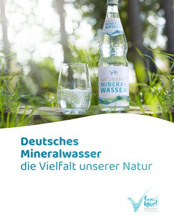 Gratis: U.a. Broschüre Deutsches Mineralwasser – die Vielfalt unserer Natur