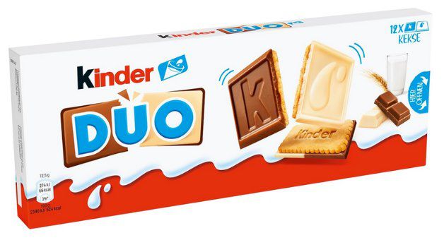 🤤 Ferrero kinder DUO Kekse aus Vollmilch  & weißer Schokolade für 2,29€ (statt 2,89€)
