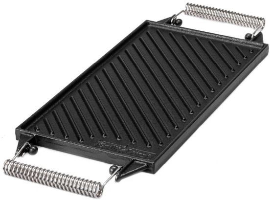 🥩 Grillfürst Gusseisen Universal Grillplatte/Wendeplatte, 35 x 20cm für 35,80€ (statt 45€)