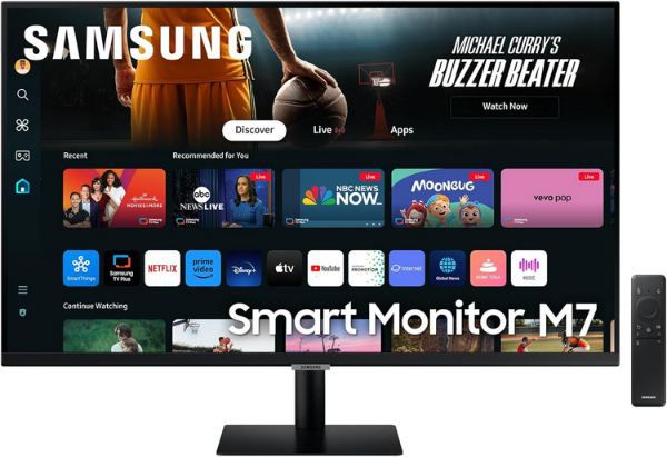 🖥️ Samsung M70D 32 4K Smart Monitor mit 60 Hz & Smart Apps für 207,99€ (statt 225€)