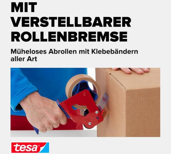📦 tesa Economy Packband Handabroller für 8,84€ (statt 13€)