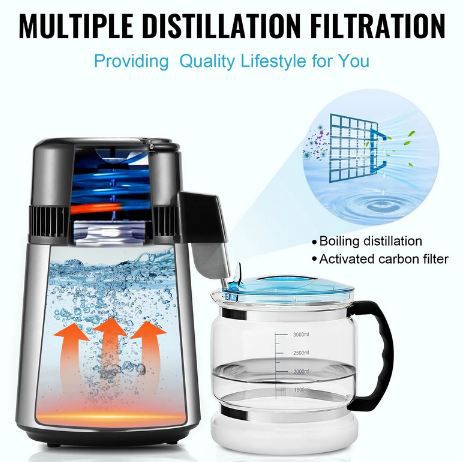 🚰 Vevor Wasser Destilliergerät mit 750W für 61,99€ (statt 82€)