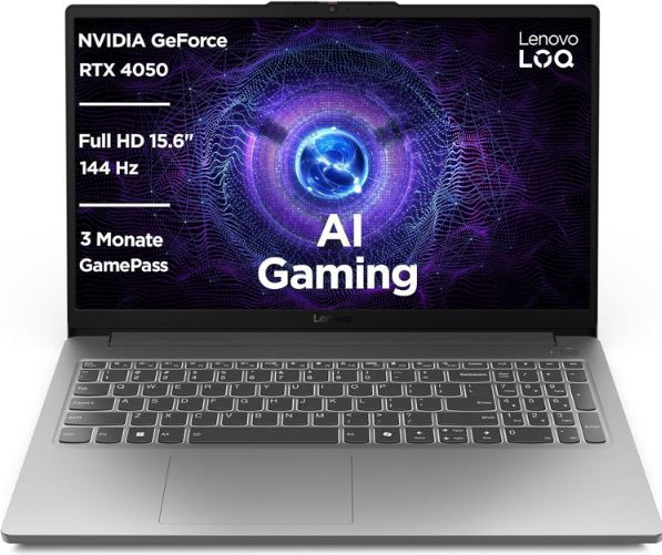 💻 Lenovo LOQ Essential Gaming AI Laptop mit 15.6 FHD für 799,99€ (statt 906€)