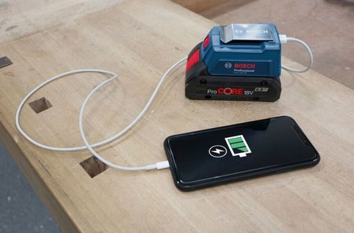 🔋 Bosch Professional GAA 18V 48 18V System USB Ladegerät für 25,99€ (statt 35€)