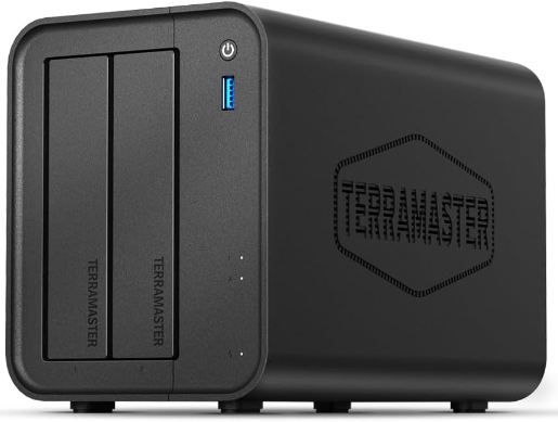 💾 Terramaster F2 425 2 Bay NAS mit x86 Quad Core CPU + 4GB RAM für 229,49€ (statt 270€)