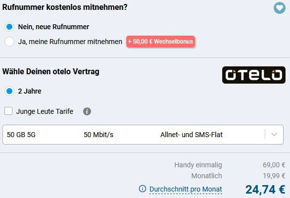 🔥 Eff. mit Gewinn!📱 Honor 400 Pro für 69€ + Vodafone Flat 50GB für 19,99€ mtl. + 50€ Bonus