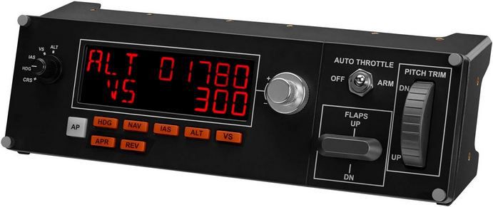 🧑‍✈️ Logitech G Saitek Pro Flight Multi Panel, Autopilot Controller für 64,90€ (statt 79€)