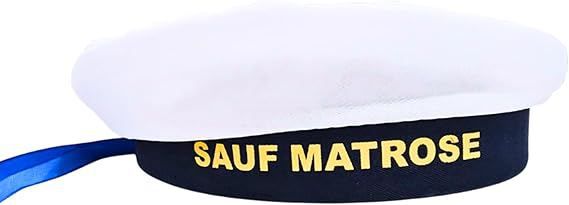 🍻 Jungesellenabschied geplant? 👉 Spielferkel Sauf Matrose   Matrosenmütze für 12,99€