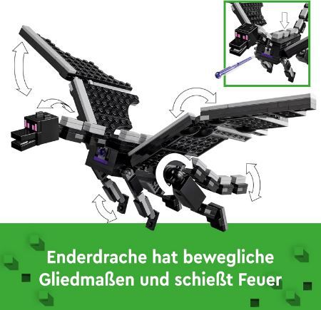 🧱 LEGO 21264 Minecraft Der Enderdrache & Endschiff Set für 51,39€ (statt 60€)